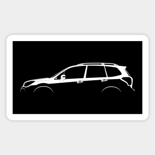 Subaru Forester (SJ) Silhouette Magnet